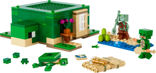 Конструктор LEGO Minecraft 21254 Домик на Черепашьем пляже